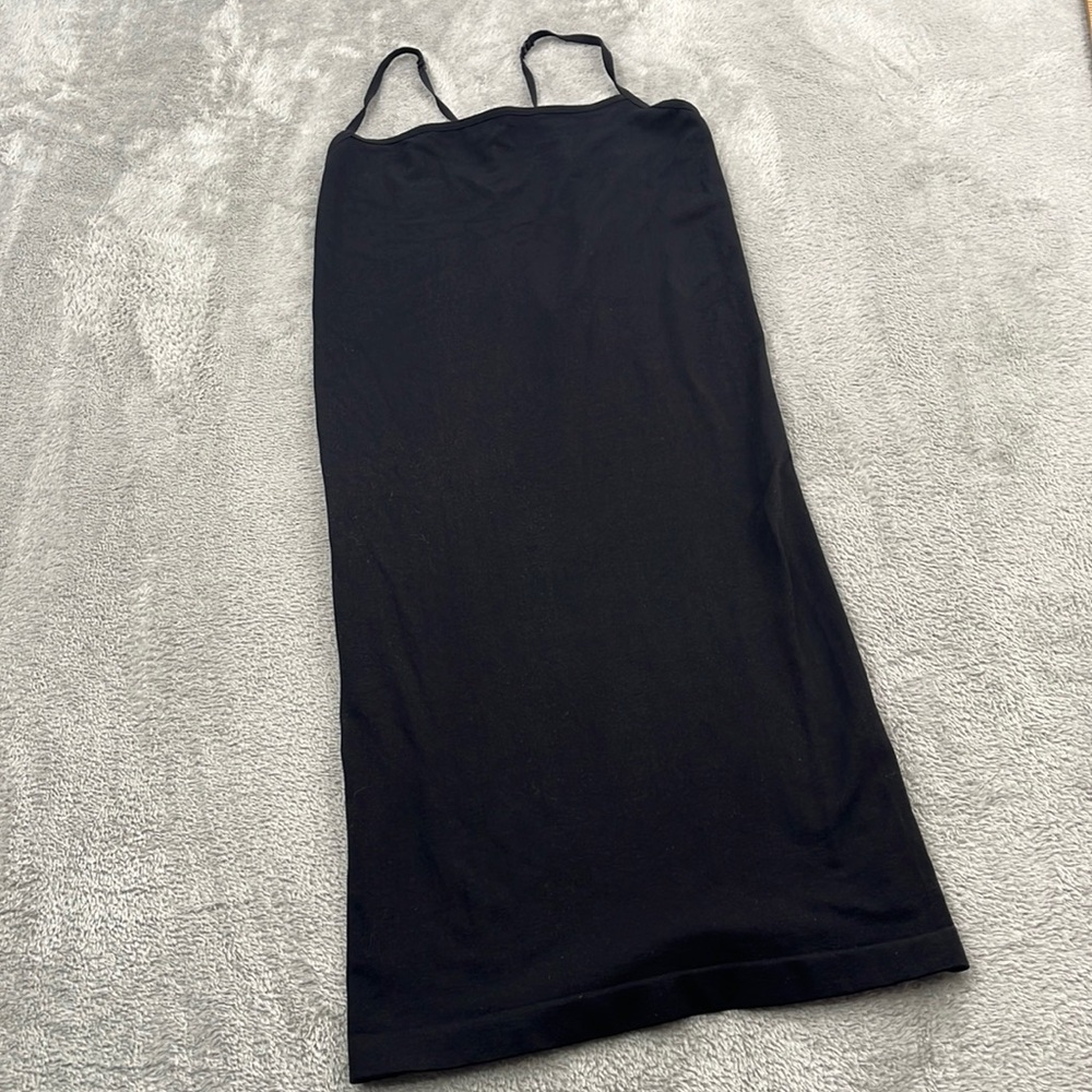 NEW Free People XS/S Intimately Black Seamless Mini Slip‎ Dress Nightie